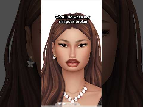 what i do when my sim goes broke 😃 | the sims 4 #sims #thesims4 #sims4 #shorts