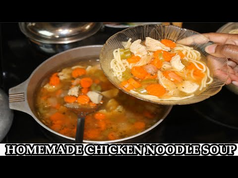 HOW TO MAKE CAMPBELL'S CHICKEN NOODLE SOUP AT HOME