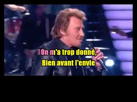 KARAOKÉ Johnny Hallyday  L'envie Version Live Bercy 2013 Création JP