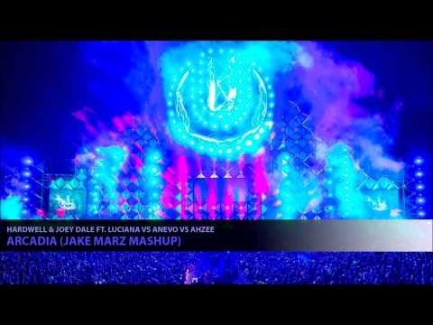 Hardwell & JoeyDale ft.Luciana vs Anevo vs Azhee - Arcadia (Jake Marz Mashup)