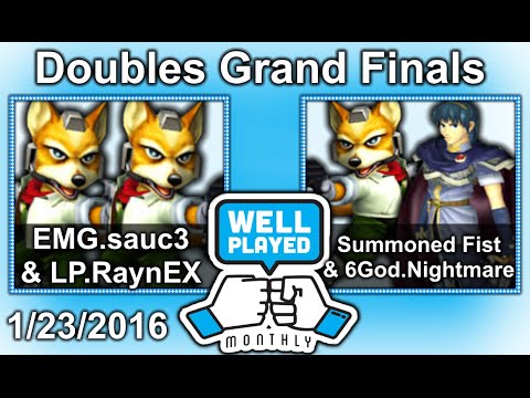 Well Played Monthly #5 Melee - SummonedFist + 6god Nightmare vs EMG.sauc3 + LP.RaynEX - Grand Finals