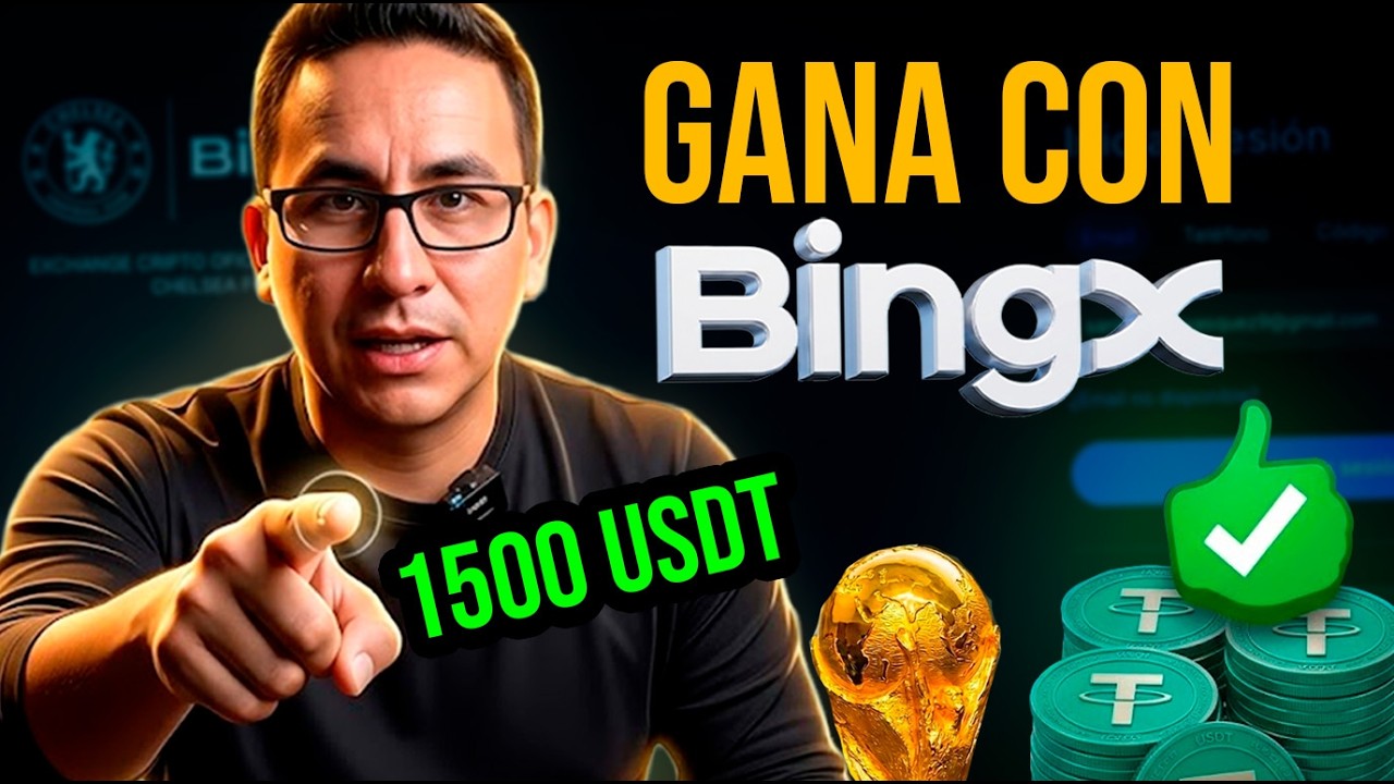 EventX de BingX REGALA hasta 1,500 USDT para el Mundial ⚽ | Paso a Paso