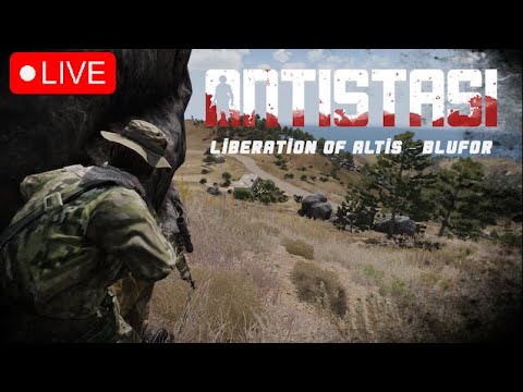 Huge 24/7 Wars in Arma 3 -  Antistasi Plus Live