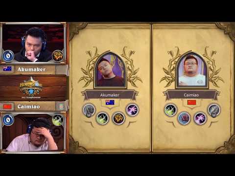 HCT Fall Championship: Akumaker vs CaiMiao - 2018 | Day 3 Group B
