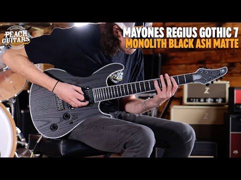 No Talking...Just Tones | Mayones Regius Gothic 7 Monolith Black Ash Matte