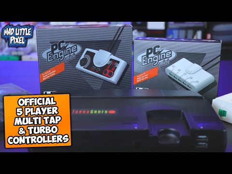Must Have TurboGrafx-16 Mini Accessories? Official Multi Tap Mini & Turbo Controllers Test!