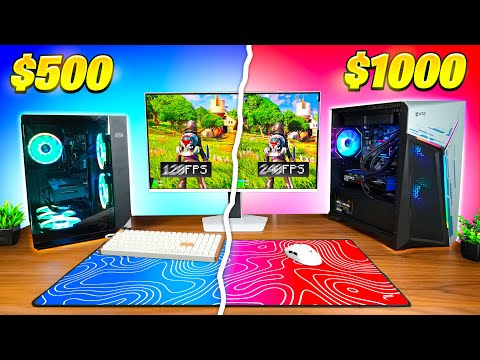 $500 Custom Gaming PC vs $1000 Prebuilt Gaming PC!