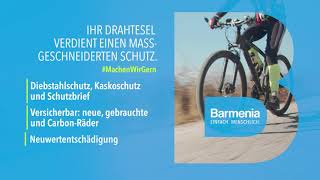 Mit der Fahrrad-Versicherung bietet Ihnen die Barmenia einen Rundumschutz.
Genießen Sie die freie Fahrt - wir kümmern uns um alles Andere.