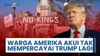 Warga AS Tak Percayai Trump, Tingkat Persetujuan Publik atas Kinerjanya Merosot ke Titik Terendah