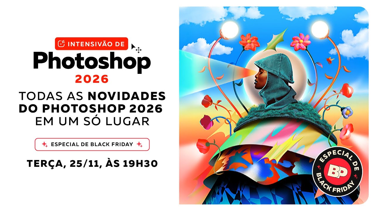 Intensivão de Photoshop 2026 – Domine as novidades que vão transformar sua fotografia