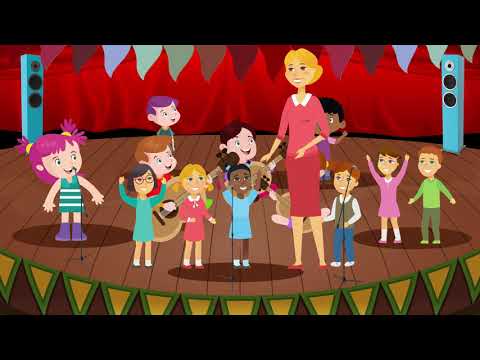 HAI LA GRADINITA !- Cantec pentru copii mici cu clip animat