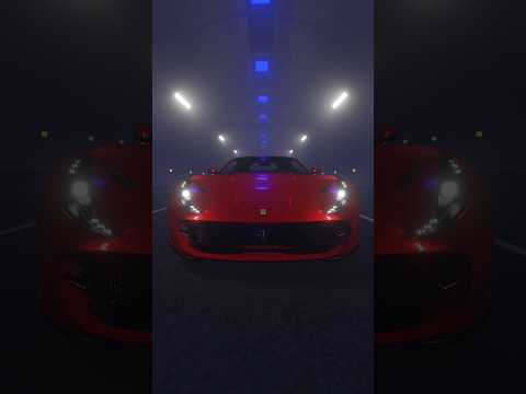Ferrari 812 Superfast 3D Animation #3d #ferrari #shorts #supercars #blender #animation #short #3dcar