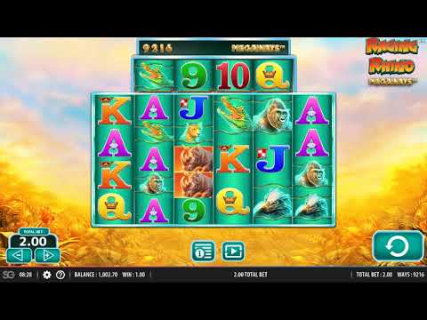 Raging Rhino Megaways – Video Gameplay
