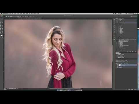 Very quick and easy way to create a soft dreamy background