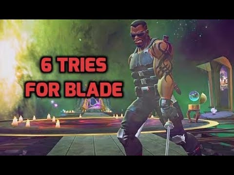 6x Blade 5 Star Crystals Opening - Marvel Contest of Champions