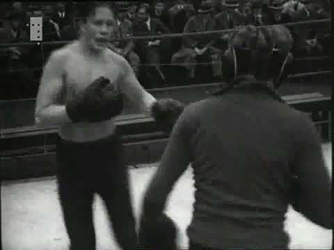 Panama Al Brown & Pete Sanstol Training (1935)