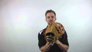 Video thumbnail: Vinci JBG EXCLUSIVE Baseball Glove Tan/Red with FREE GIFT: JV21