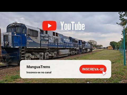Dupla de locomotivas ES43bbi em Mandaguari-PR, julho/2026.