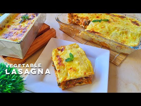 Vegetable Lasagna Recipe | Tasty Veggie Lasagna Recipe