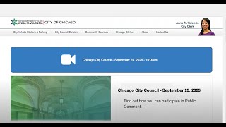 CHICAGO CITY COUNCIL 9.25.25