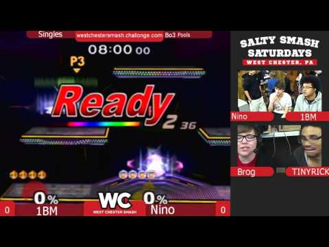 WCS 11-7-15 Singles Pools: 1BM (Peach) vs Nino (Ice Climbers)
