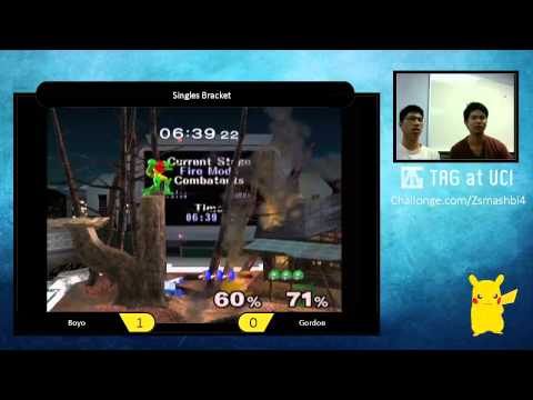 ZSB4 - Boyo (Falco) vs Gordon (Falco,Samus) - SSBM