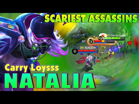 Natalia Still Scariest Assassins! Top Global Natalia by Carry Loysss ~ MLBB