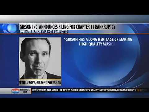 Gibson says bankruptcy filing won't affect Bozeman guitar factory