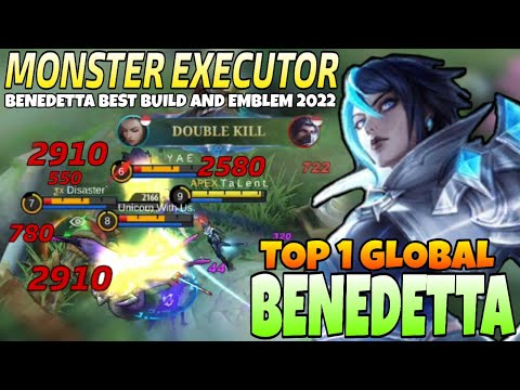 Benedetta Moonblade 100% Broken! Benedetta Best Build 2022 | Top 1 Global Benedetta | Mobile legends