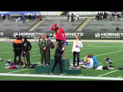 Sac State Classic Girls 1600m Award Ceremony 3-3-2018