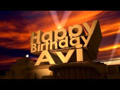 Happy Birthday Avi