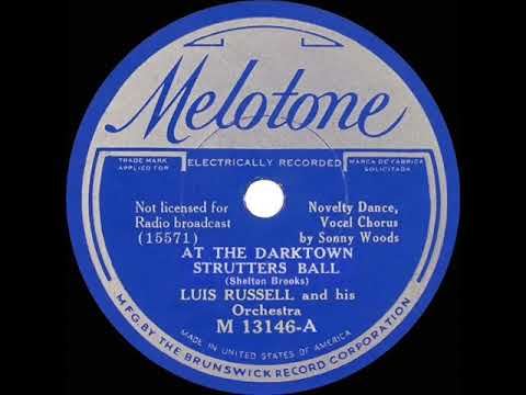 1934 Luis Russell - Darktown Strutters’ Ball (Sonny Woods, vocal)