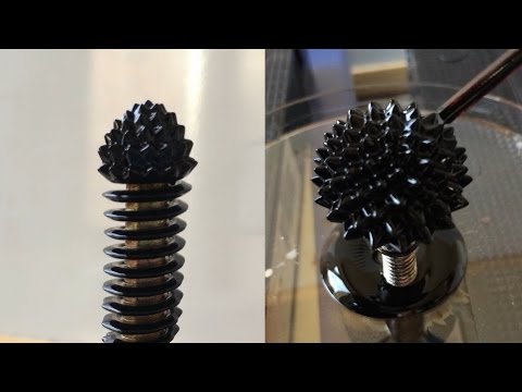 image-What liquid is used in ferrofluid?