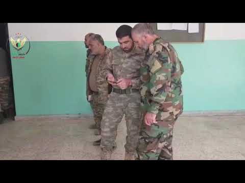 زيارة العقيد الركن معتز رسلان قائد الفيلق الأول إلى اللواء 112 في جولة تفقدية لأعمال وإدارة اللواء