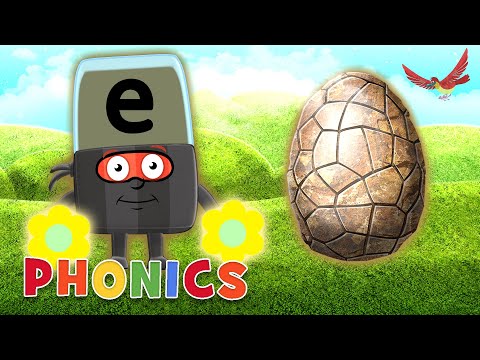 Phonics - Learn to Read | The Letter 'E' | #Easter Countdown | Alphablocks