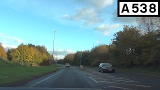 preview picture of video 'A538 - Wilmslow to Prestbury (Part 1) - Front View'
