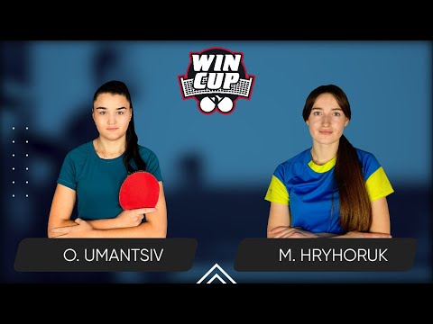 18:15 Olha Umantsiv - Mariana Hryhoruk West 4 WIN CUP 19.01.2024 | TABLE TENNIS WINCUP
