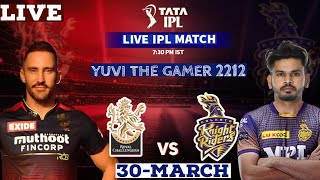 LIVE Tata IPL 2022 : RCB vs KKR |Live match & Live Score|  #5th IPL Match