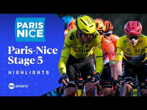 HE DESTROYED EVERYBODY 👏 | Men's Elite Stage 5 Paris-Nice 2026 Race Highlights | TNT Sports Cycling