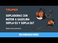 Sopladora / Aspiradora con motor de 26 cc a gasolina, TRUPER