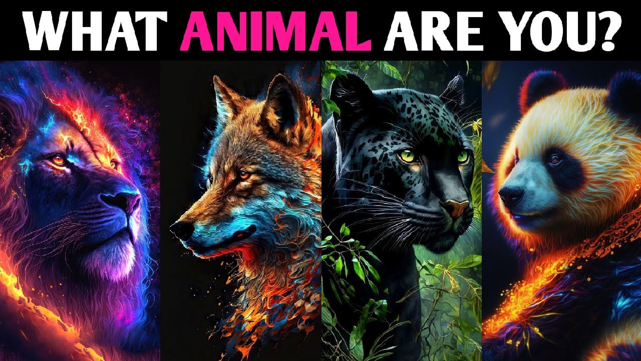 WHAT ANIMAL ARE YOU? Personality Test Spirit Animal Quiz - 1 Million Tests