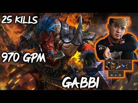 TNC.GABBI 25 KILLS 970 GPM TROLL WARLORD POS1 Sea Pro Dota2 7.28b fullgameplay