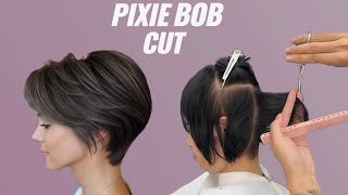 How to Cut a Perfect Pixie Bob | Hairstyles Suitable for all Ages in all Times | Guide Step-by-Step