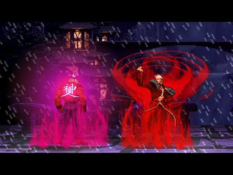 Shin Akuma Vs BS Goenitz - Boss Battle - Super Street Fighter 2 Turbo X The King of Fighters ALLSTAR