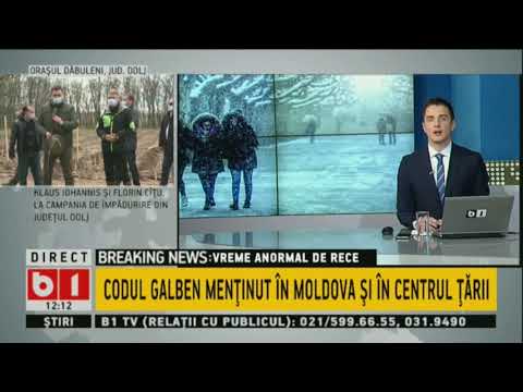 STIRI B1 ORA 12.00 DIN 24 MARTIE 2021. IOHANNIS: NU DORIM O CARANTINA NATIONALA