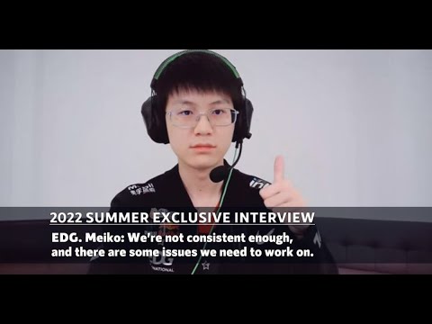 EDG Meiko: We’re not consistent enough, and there are some issues we need to work on.