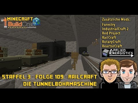 Let´s Play Buildcraft [HD+] S03E109 - Railcraft - Die Tunnelbohrmaschine
