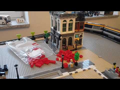 Lego Stadt Folge 3 - erstes Modular Building und Vorbereitung Berg
