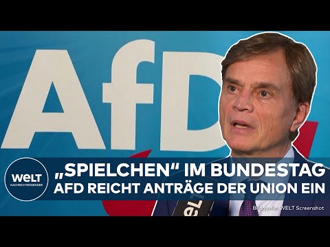 BUNDESTAG: Heftiger Protest gegen Ausgrenzung! AfD reicht Anträge der Union zur Abstimmung ein
