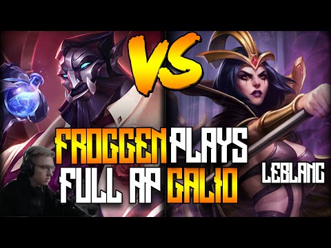 When Froggen Plays Galio Full AP Mid vs Leblanc Master Full game
